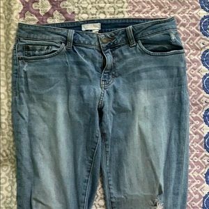 blue high waisted jeans (worn once)